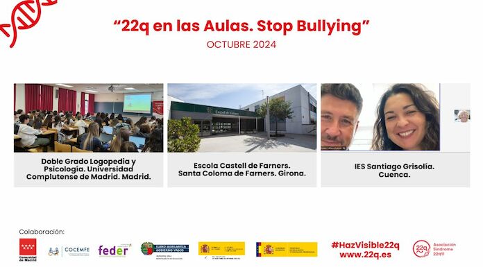 22q en las Aulas Stop Bullying en Octubre