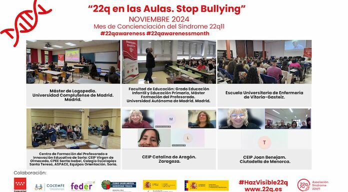 22q en las Aulas Stop Bullying en Noviembre