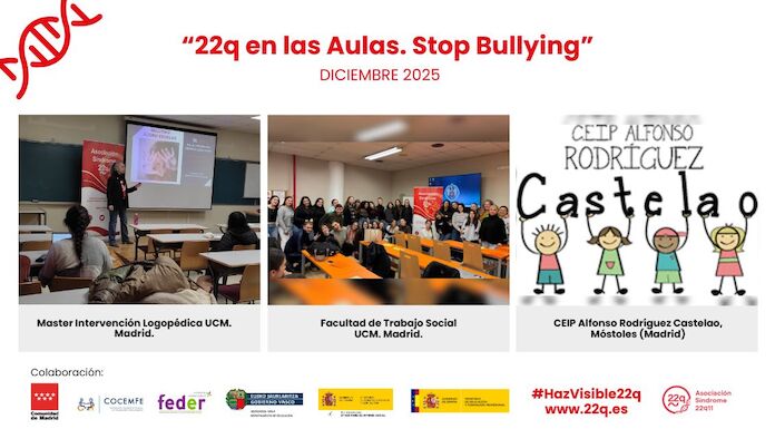  22q en las Aulas Stop Bullying Diciembre