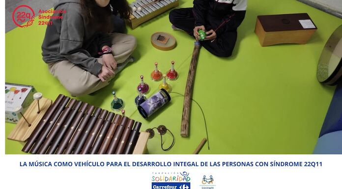 Comenzamos el ao con el taller La msica como vehculo para el desarrollo integral de las personas con Sndrome 22q11