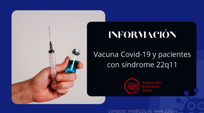 Vacuna Covid19 y personas con Sndrome 22q11