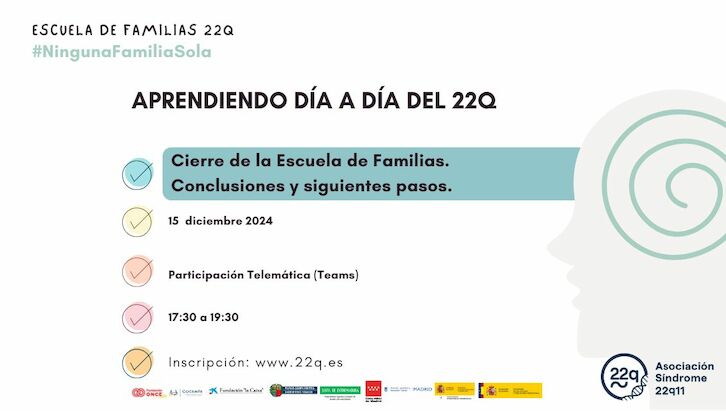  Escuela de Familias 22q Ninguna Familia Sola Diciembre