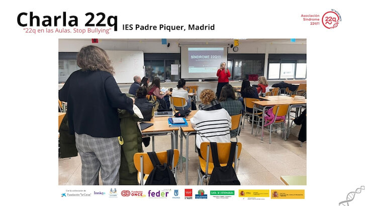 Charla 22q en el IES Padre Piquer