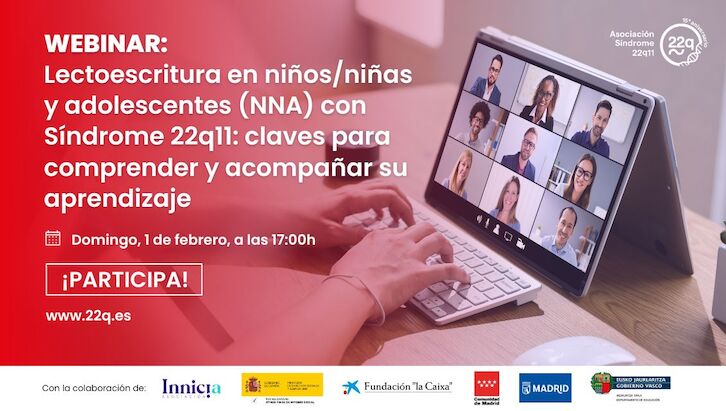 La Asociacin Espaola Sndrome 22q11 inaugura 2026 con un webinar sobre lectoescritura y sndrome 22q11