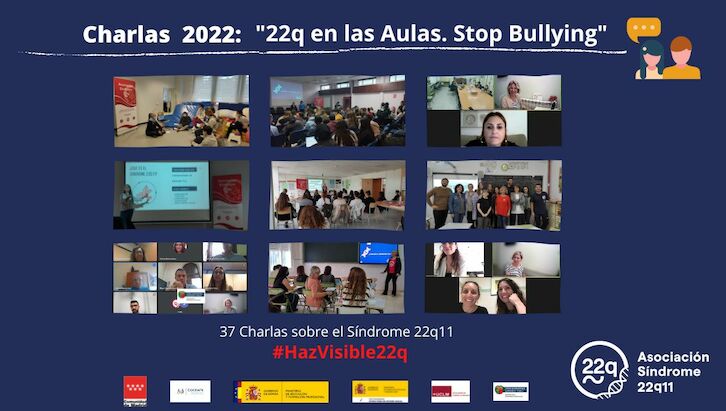 Charlas 22q 22q en las Aulas Stop Bullying 2022