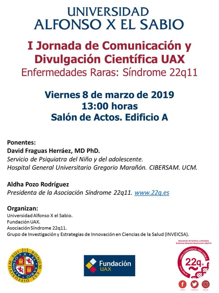 I Jornada de Comunicación y Divulgación Científica de la Universidad Alfonso X El Sabio