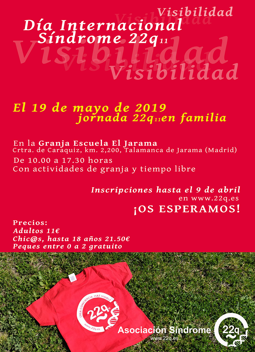 Programa  Día Internacional de Sensibilización/Visibilización 22q 2019